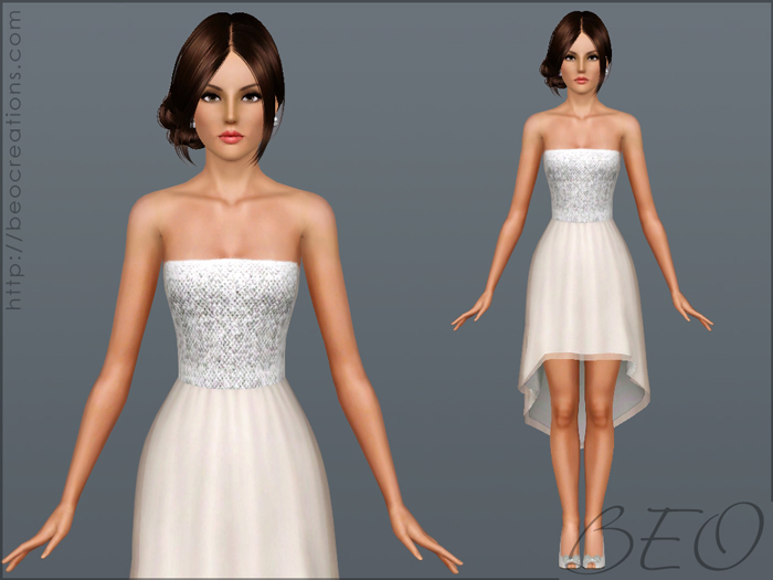 Cocktail dress for Sims 3 by BEO